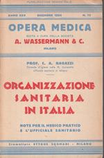 Organizzazione Sanitaria In Italia