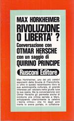 Rivoluzione O Libertà?