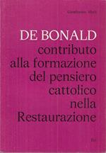 De Bonald Fondazione Pensiero Cattolico