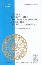 Lettera Dottrine Filosofiche Religiose