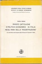 Riviste Cattoliche Politica Economica Italia