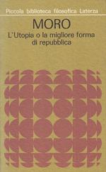 L' Utopia O Migliore Forma Di Repubblica- Moro- Laterza