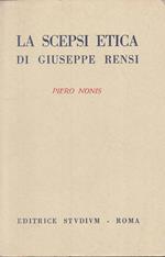 La Scepsi Etica Di Giuseppe Rensi