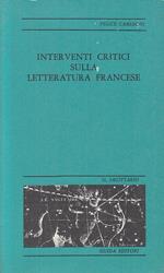 Interventi Critici Letteratura Francese- Cameroni- Guida