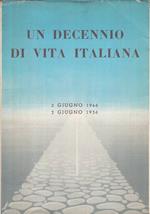 Un Decennio Di Vita Italia 2 Giugno 1946/1956