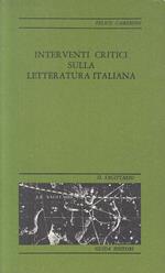 Interventi Critici Letteratura Italiana- Cameroni- Guida