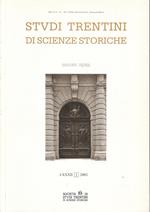 Studi Trentini Di Scienze Storiche Sezione Prima