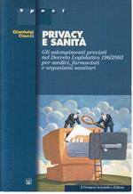 Privacy E Sanità