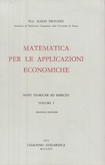 Matematica Applicazioni Economiche Vol.1