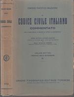 Codice Civile Italiano Commentato 7- Pacifici Mazzoni- Utet- 1929- B- Xfs123