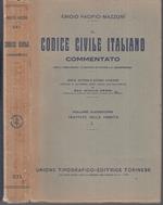 Codice Civile Italiano Commentato 12- Pacifici Mazzoni- Utet- 1929- B-Xfs123