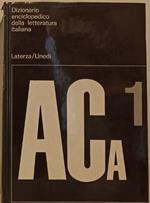 Dizionario Enciclopedico Letteratura Italiana 1/6