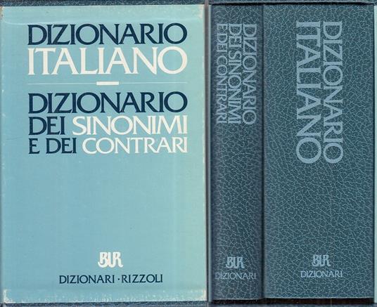 Dizionario Italiano Sinonimi Contrari 2 Voll - Libro Usato