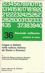 Lingua e dialetti nella cultura italiana da Dante a Gramsci
