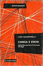 Chiesa e stato. Dalla rivoluzione francese ad oggi