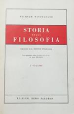 Storia della filosofia. Volume Primo