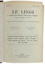 Le Leggi E I Decreti Reali... Anno 1940-Xviii. Raccolta Completa Ed Annotata Della Legislazione Italiana. - Il Foro Italiano, - 1941