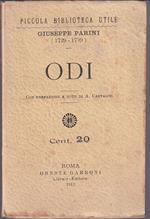 Odi Con prefazione e note di A. Castaldo