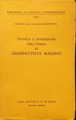 Tecnica e invenzione nell’opera di Giambattista Marino