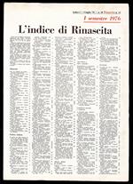 Rinascita Anno 33 indice primo semestre