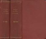 Storia d'Italia dal 1789 al 1814. Tomi III-IV e Tomi V-VI (4 tomi in 2 volumi)