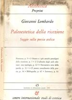 Paleoestetica della ricezione