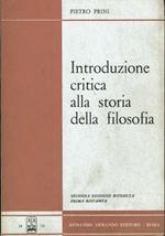 Introduzione critica alla storia della filosofia