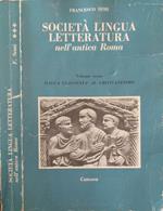 Società Lingua Letteratura nell'antica Roma Vol. III