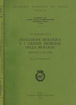 XXX Seminario sulla Evoluzione biologica e i grandi problemi della biologia. Molecole e malattie