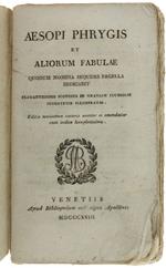 Aesopi Phrygis Et Aliorum Fabulae Quorum Nomina Sequens Pagella Indicabit Elegantissimis Iconibus In Gratiam Studiosae Juventutis Illustratae. Editio Novissima Caeteris Auctior Et Emendatior Cum Indice Locupletissimo