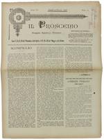 Il Proscenio. Giornale Artistico Teatrale. Anno 1898 (33 Numeri) - Di Martino Gaspare (Direttore) - 1898
