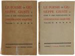 Le Poesie Di Giuseppe Giusti A Cura E Con Prefazione Di Ferdinando Martini