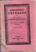 Biblioteca popolare - Ossia raccolta di opere Classiche italiane e di greche, latine e d’altre lingue in italiano tradotte. Volume XIII