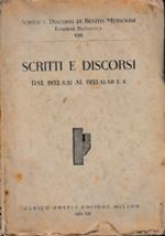 Scritti e discorsi. Dal 1932-X-XI al 1933-XI-XII E. F