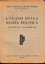 L’inizio della nuova politica (28 ottobre 1922 - 31 dicembre 1923)