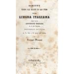 Scritti intorno alle bellezze ed allo studio della lingua italiana dell'abate Antonio Cesari.. preceduti da' cenni su la vita e le opere dell'autore di Giuseppe Manuzzi