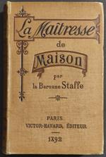 La Maitresse de Maison par La Baronne Staffe