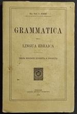 Grammatica della Lingua Ebraica