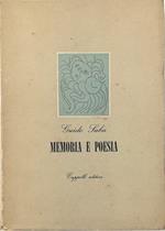 Memoria e poesia Scrittori francesi dal preromanticismo al simbolismo