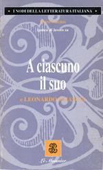 Ipotesi di lavoro su A ciascuno il suo e Leonardo Sciascia