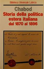 Storia della politica estera italiana dal 1870 al 1896