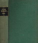 Studi romani. Rivista trimestrale dell'istituto di studi romani anno XII-1964