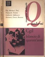 Cgil bilancio di quarant' anni