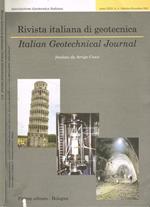 Rivista Italiana di geotecnica. Italian geotechnical Journal. Anno XXXV, n.4, ottobre-dicembre 2001