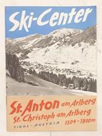 Ski-Center. St.Anton am Arlberg. St.Christoph am Arlberg. Tirol - Austria 1304 - 1800 m