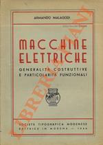 Macchine elettriche. Generalità costruttive e particolarità funzionali