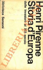Storia d’Europa dalle invasioni al XVI secolo