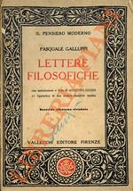 Lettere filosofiche su le vicende della filosofia