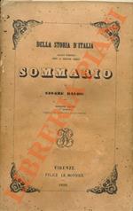 Sommario della Storia d'Italia dalle origini ai nostri tempi