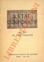 L' état corporatif